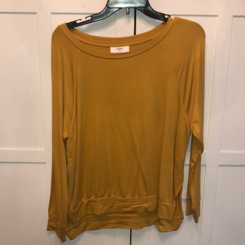 IVOIRE Mustard Yellow Shirt